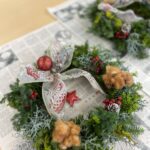スマイルママコム,クリスマスリース作り、さいたま市ママ,生葉リース